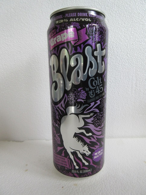 Blast by Colt 45 - Grape - 23.5 oz - T/O